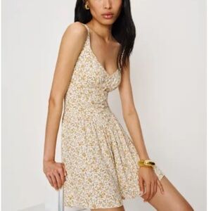 Reformation Wynn Dress Ivory - Size 2